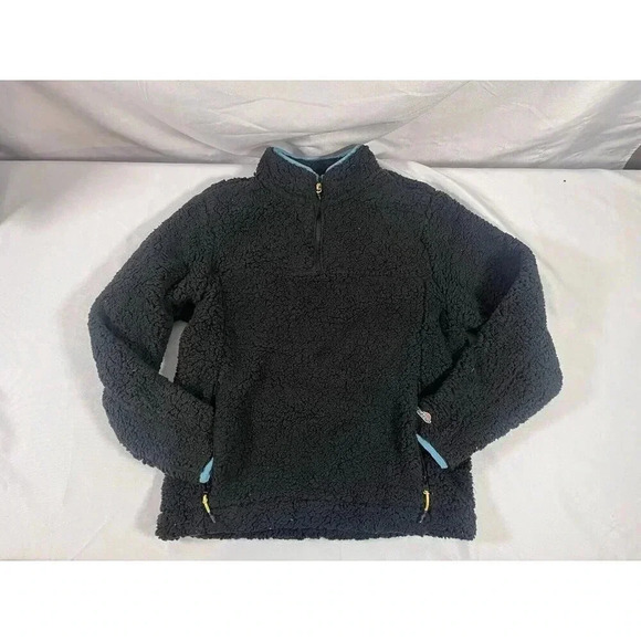 Night Night High-Pile Quarter-Zip Pull Over, Black, M - Chubbies Golf - Picture 1 of 6